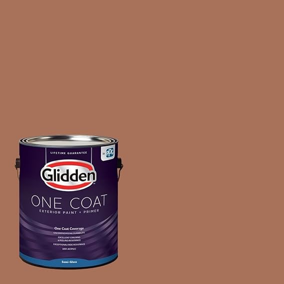 Glidden Exterior Paint + Primer Brown/Nutmeg
