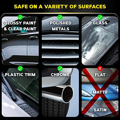 MEGUIAR’S ULTIMATE WATERLESS WASH & WAX, SCRATCH-FREE WATERLESS CAR CLEANING SPRAY THAT MAKES DETAILING QUICK AND EASY, 2-IN-1 CLEANER AND PROTECTION TO HELP YOUR RIDE SHINE, 26 OZ