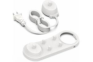 HOUTQPLE Electric Toothbrush Replacement Charger for Braun Oral-B Electric Toothbrush, Inductive Charging Base, Toothbrush Storage Base Included,Model 3757