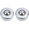 uxcell Ball Transfers Bearing Unit CY-8H 8mm Diameter, Drop-in, Carbon Steel, 11lbs Load Capacity 2pcs
