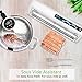 Toprime Vacuum Food Sealer Machine, 80kPa Powerful Sealing System Attached Roll Bag Cutter, Sous Vide Bag and Hose, Dry & Moist Food Modes for Seal a Meal