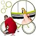 FunFitness Bike Tire Lever - Gold - Premium Hardened Plastic Levers to Repair Bicycle Tube - Must Have Tool Kit for Road Bicyclist - Set of 3