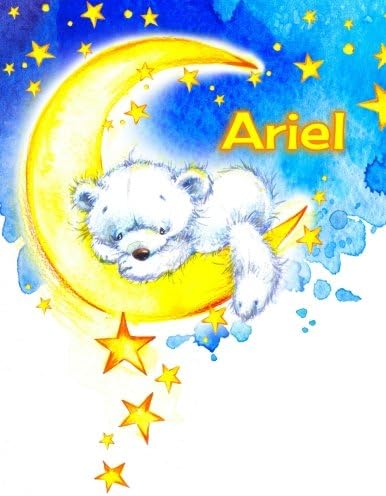 Ariel: Personalized Notebook, Journal, Diary, 105 Lined Pages, Large Size Book 8 1/2" x 11" Paperback – 17 Oct. 2017