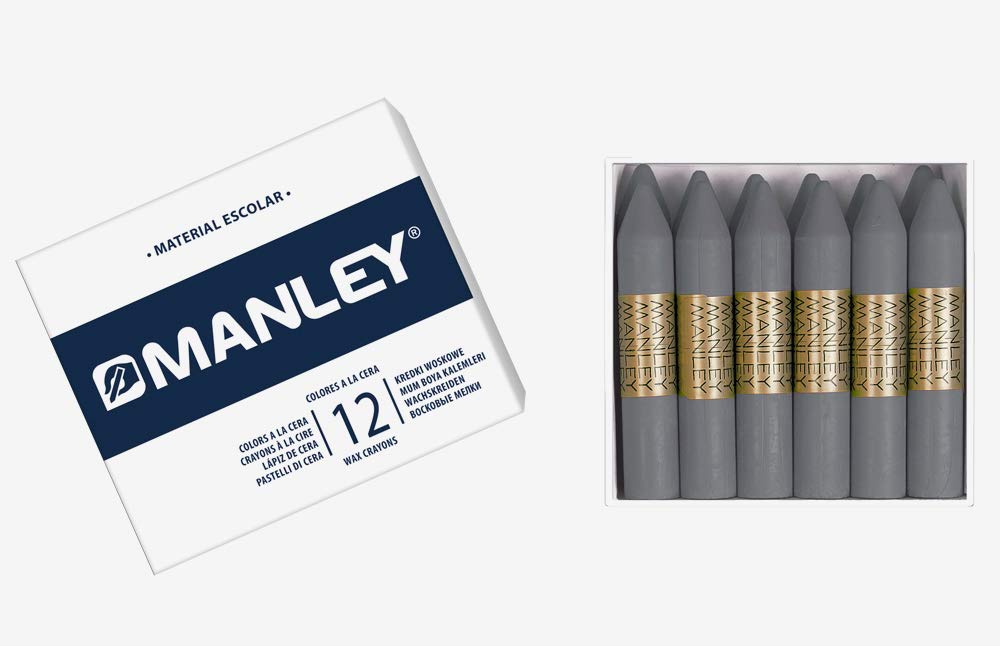 Manley 75 Set of 12 Wax Crayons