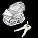 YiFeng Cock Cage Locked Chastity Device Male Briefs Sex Toy for Men with Discreet Packing (Clear, Short)