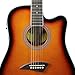 Kona K2SB Acoustic Electric Dreadnought Cutaway Guitar in Tobacco Sunburst Finish