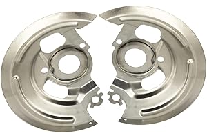 Mid Valley - For 1964 1965 1966 1967 1968 1969 1970 1971 1972 Chevy GM A/F/X Body Backing Dust Shields Plates Disc Brake Pair
