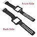 iiteeology Compatible with Fitbit Blaze Bands for Men Large, Rugged Protective Frame Case with Strap Bands for Blaze Smart Fitness Watch Accessory Sport Band, Black