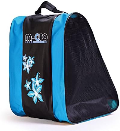 SHENGXIA Ice & Inline Roller Skate Shoes Carrying Bag with Adjustable Shoulder Strap Blue