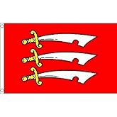 AZ FLAG - Essex County Flag - 3x5 Ft - 100D Polyester County Of Essex - England Banner with Two Metal Grommets - Fade Resistant - Vivid Colors - 3' x 5' Feet - 150x90 Cm