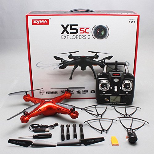 Drone Falcon / Cuadricópteros Teledirigido RC 3D 360 Grados 4CH 6 Axis 2.4GHz con 2.0MP Cámara [...