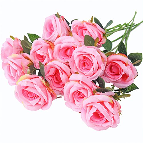 Best artificial flowers pink roses to buy in 2018