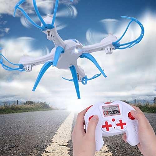 Dwi dowellin rc drones quadcopter 2.4ghz 4 channels 6-axis gyro p…