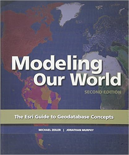 Modeling Our World: The ESRI Guide to Geodatabase Concepts Modeling Our World: The ESRI Guide to Geodatabase Concepts