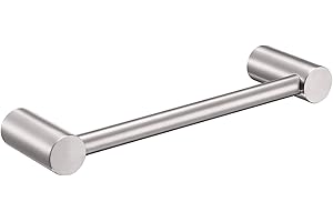 KOKOSIRI Towel Ring Brushed Nickel 9-Inch Hand Towel Bars for Bathroom Racks Wall Mounted Bathroom Hardware Accessories Stain