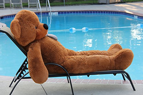 Joyfay 78" Giant Teddy Bear Dark Brown Valentine's Gift