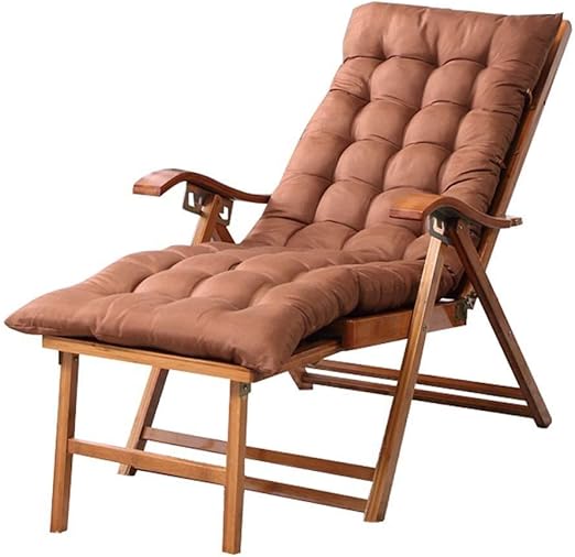 Mrzz Folding Bamboo Lounge Chair Home Leisure Lunch Break Siesta