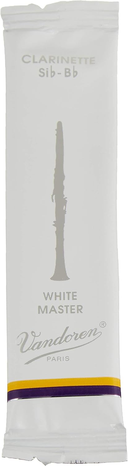 Vandoren Reeds B-Clarinet German 3.5 White Master Traditional, black