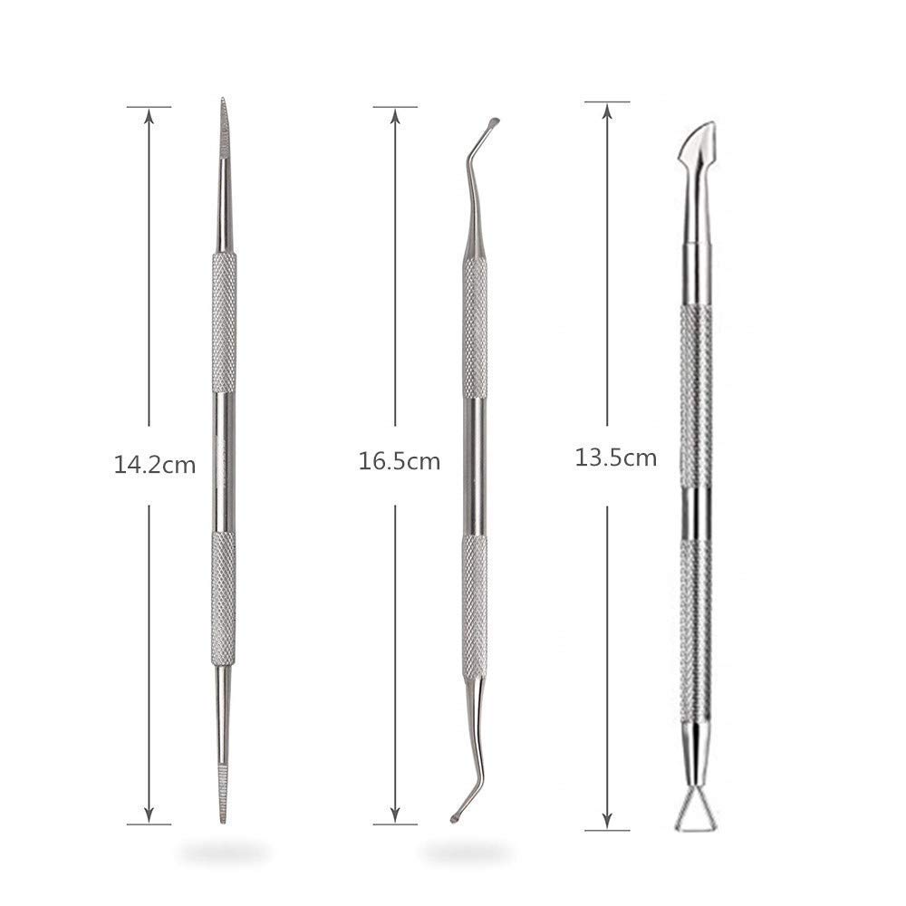 8-Piece Pedicure Nail Knife, Ingrown Toenail Correction Tool Set, Men Women Nail Clippers Stainless Steel Kit Portable Travel Grooming Kit Cuticle And Nail Care (8-Piece) : Beauty