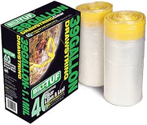 clear plastic leaf bags