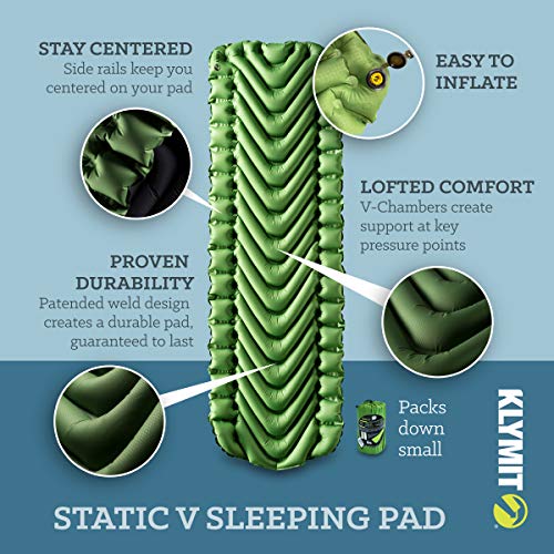 Static V Sleeping Pad - Green 2020