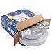 BUCLA 25 Guest Silver Plastic Plates with Disposable Plastic Silverware, Hammered Design Plastic Tableware include 25 Dinner Plates,25 Salad Plates,25 Forks, 25 Knives, 25 Spoons