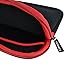 KOZMICC Black/Red Neoprene Sleeve Case with Handle for 13