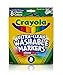 Crayola Washable Markers, Broad Point, Classic Colors, 8/Pack (58-7808)