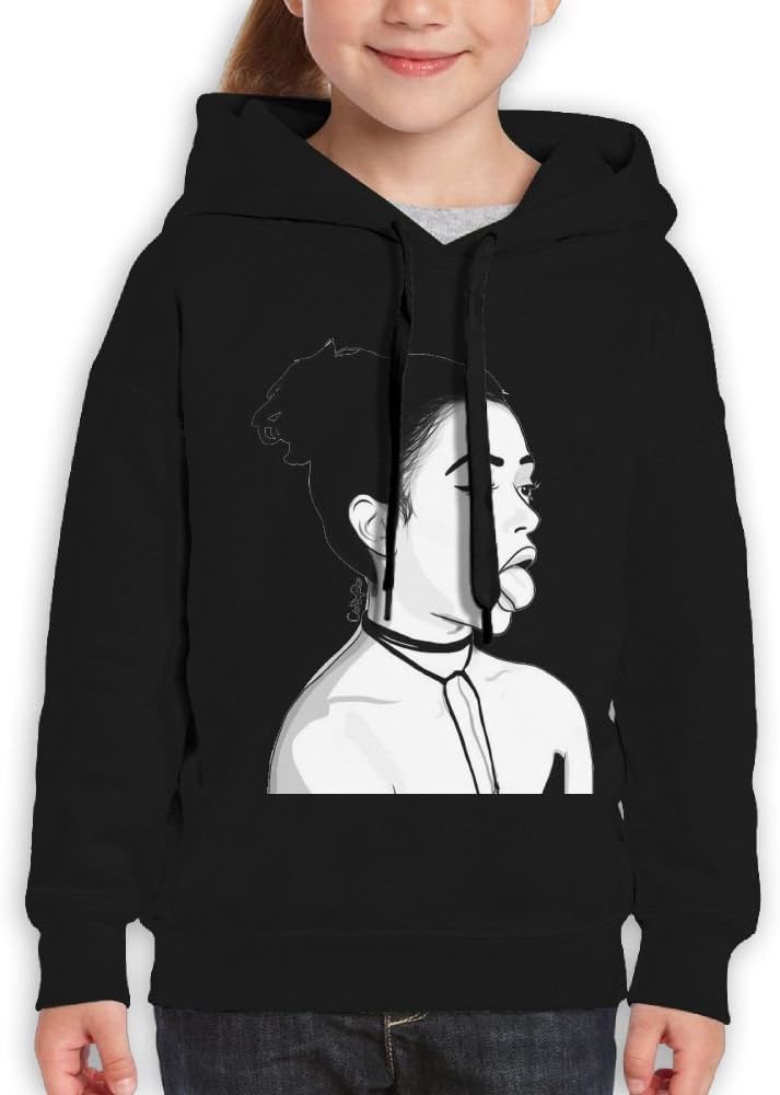 Hi Liza X Koshy Youth Girl Sweatshirt Pullover Top Blouse Novelty Hoodies 6-9 Years Old