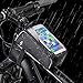 Abool Bike Bag Waterproof Front Frame Top Tube Mount Bicycle Handlebar Pannier Cell Phone Touch Screen Holder Storage Pouch Case Cycling Pack Fit for iPhone Xs Max X 8 Plus 7 6S Samsung S9thumb 1