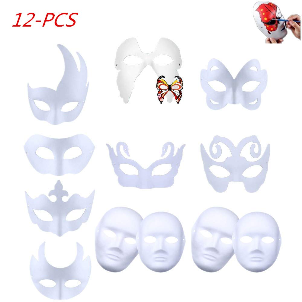 lot de 12 masques
