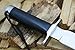 Knife King Handmade D2 Steel Hunting Knife with Leather Sheath - 12