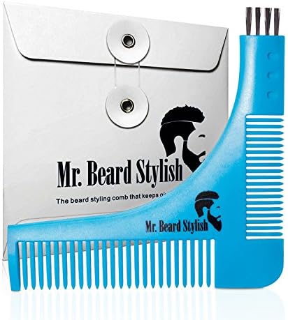 Beard Styling &amp; Shaping Comb Or Template Tool - Great Beard Grooming Tool, Must Have For Every Bearded Man.