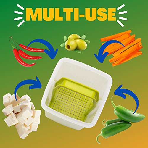 Pickle Container with Strainer Jalapeño Container Includes Pickle