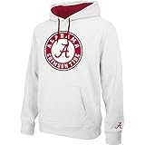 Alabama Crimson Tide Twill Hooded Sweatshirt Icon White