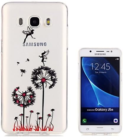 Clear Soft Flexible Style TPU Bumper Silicone Scratch-Proof Protective Slim Skin Back Case Cover for Samsung Galaxy J510FN /J5 (2016) 5.2"