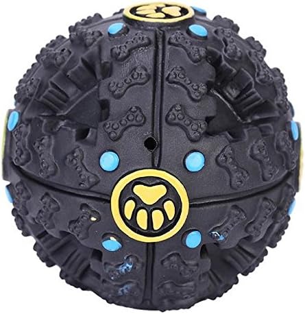1Pcs Pet Dog Voice Sound Ball Toy Feeding Food Ball (size s)