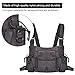 Womdee Universal Radio Chest Harness, Adjustable Chest Rig Bag for Tow Way Radio Walkie Talkie