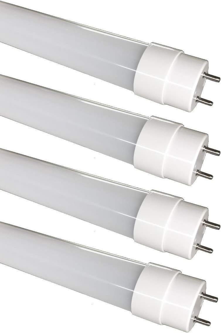 (4Pack) Fulight BallastBypas & Rotatable LED F15T8 Tube Light18Inch