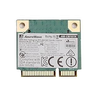 Image of AzureWave AW-CB161H Realtek RTL8821AE BT 4.0 combo 802.11ac + Bluetooth 4.0 WLAN Mini PCIe Card not for IBM/Lenovo/Thinkpad and HP