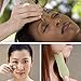 Beautyours Gua Sha Massage Tool Nature Quartz Jade Stone Guasha Scraping Board for SPA Acupuncture Therapy Trigger Point Treatment on Face Eye Neck Arm, Should - Pack of 3, Green