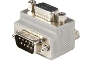 StarTech.com Right Angle DB9 to DB9 Serial Cable Adapter Type 2 - M/F (GC99MFRA2)