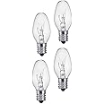 UI PRO TOOLS Night Light Clear Light Bulb (10 Lumens, 5 watts, 120 Volts) - Pack of 4