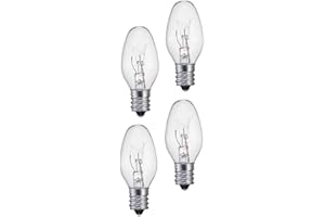 UI PRO TOOLS Night Light Clear Light Bulb (10 Lumens, 5 watts, 120 Volts) - Pack of 4