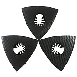 XXGO 3 Pcs 3-1/8 Inch Triangular Hook & Loop Oscillating Multitool Sanding Pads No.XG5508