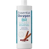 Essential Oxygen, BR Organic Brushing Rinse and Mouthwash, Cinnamint, 32 fl oz, for Whiter Teeth, Fresher Breath and Happier Gums, Alcohol-Free Oral Care (Pack of 1)
