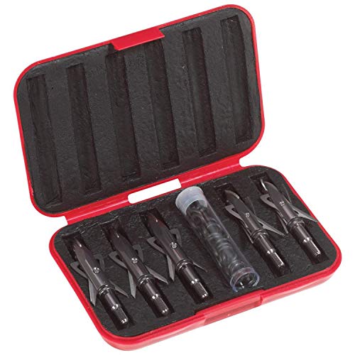 Rage Cage Broadhead Case (Holds-6), Red