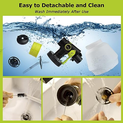 TAIRDA Cordless Paint Sprayer Compatible for Ryobi 18v Battery (NO Battery), HVLP Electric Handheld Paint Sprayers with 1000ML Container, for House Furniture, Fence, Cabinets, Walls (Bare Tool)