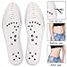 MindInSole Acupressure Magnetic Insoles Massage Foot Therapy Reflexology Pain Relief for Feet Can be Cut Fits Men and Women 1 Pair (White)