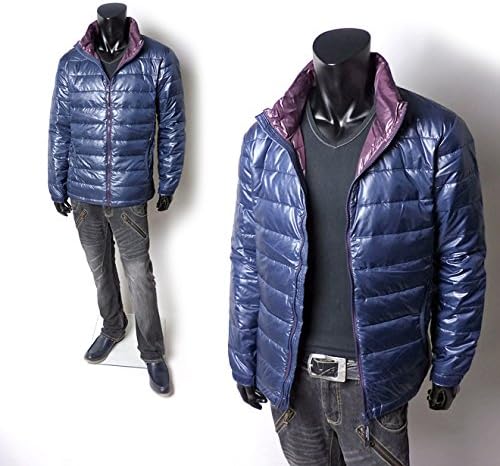 Amazon メンズ 高級羽毛 プレミアムダウンジャケット Kansaiyamamoto ホワイトダウン ネイビー M ネイビー コート ジャケット 通販